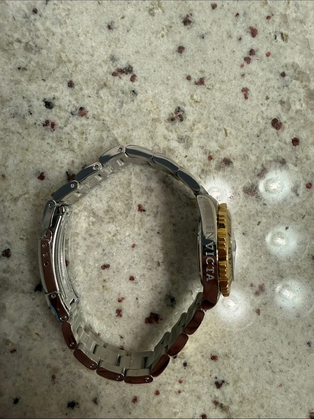 Invicta Two-Tone Gold and Silver Women's Bracelet Watch